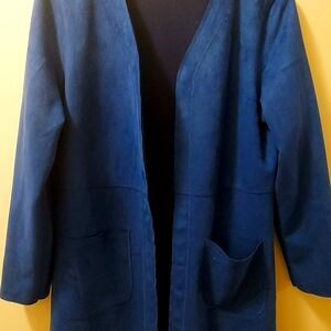 Royal blue duster/topper